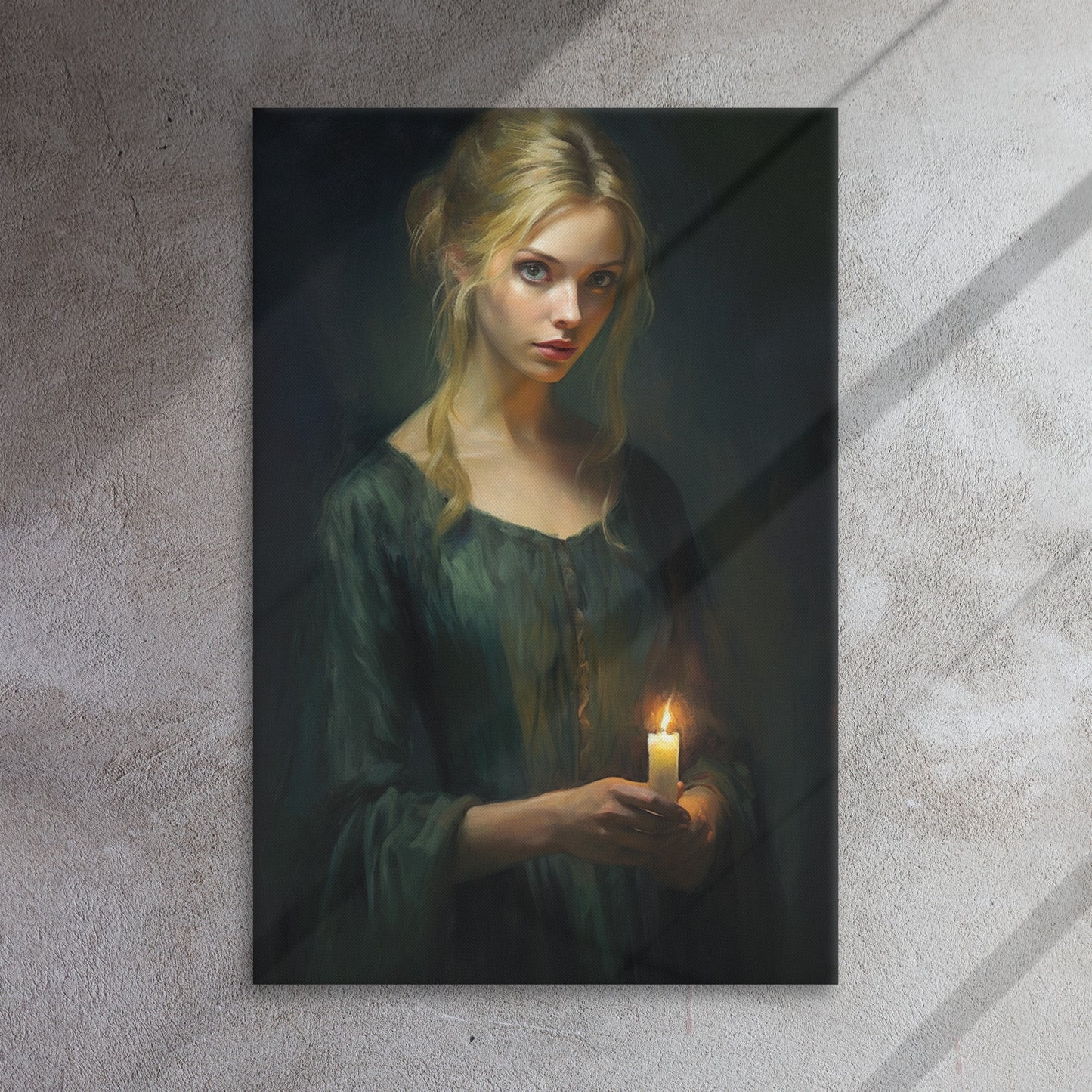 Artguilty 2011 - The Girl With The Candle - Canvas 24"x36"