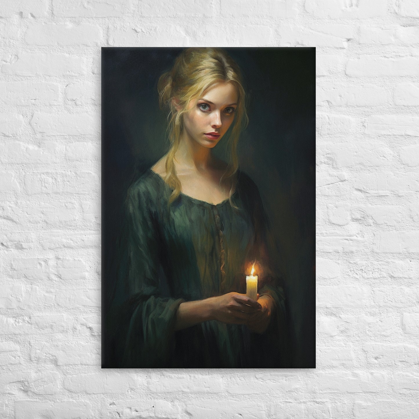 Artguilty 2011 - The Girl With The Candle - Canvas 24"x36"