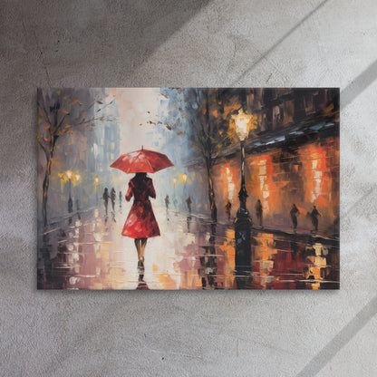 Artguilty 3011 - Rain in Paris - Canvas 36"x24"