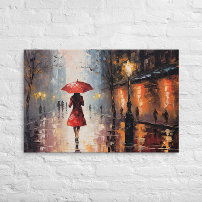 Artguilty 3011 - Rain in Paris - Canvas 36"x24"