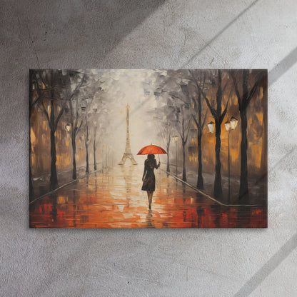 Artguilty 3012 - Rain in Paris - Canvas 36"x24"